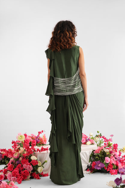 Pearl Pathway Saree Set