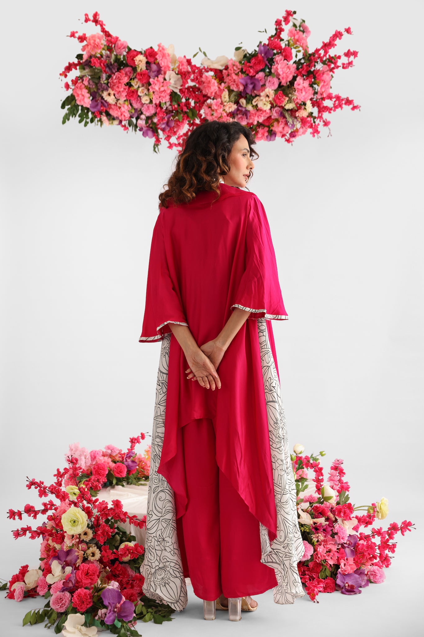 Ruffle Jacket set