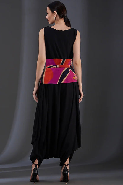 Jumpsuit with Embroidered belt