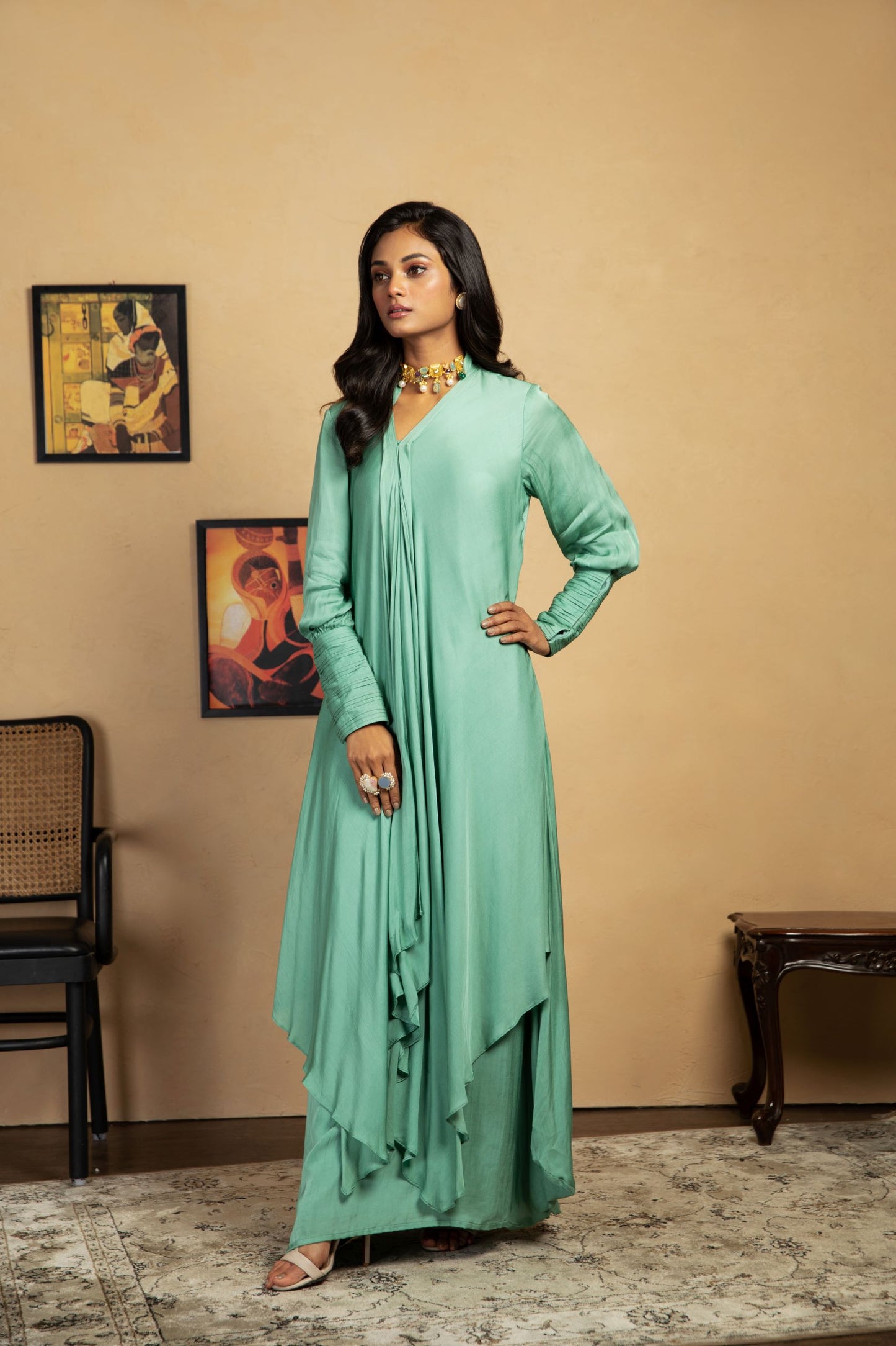 Layered Maxi Dress