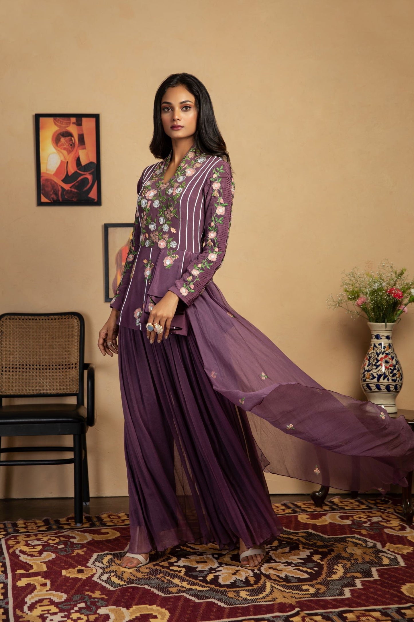 Amara Peplum Set