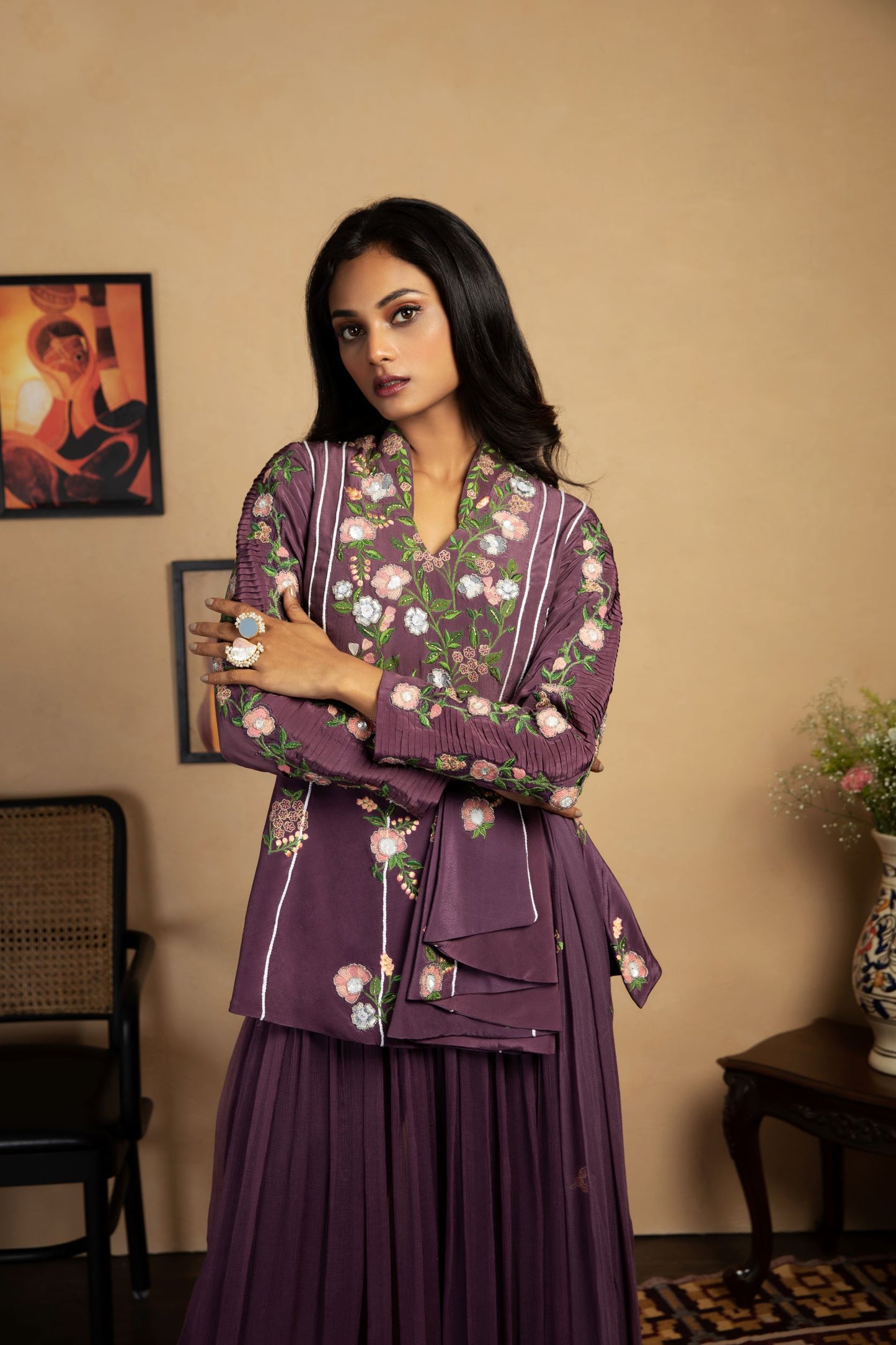 Amara Peplum Set