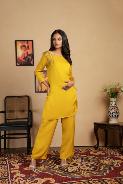 Athena Emb Pant Set
