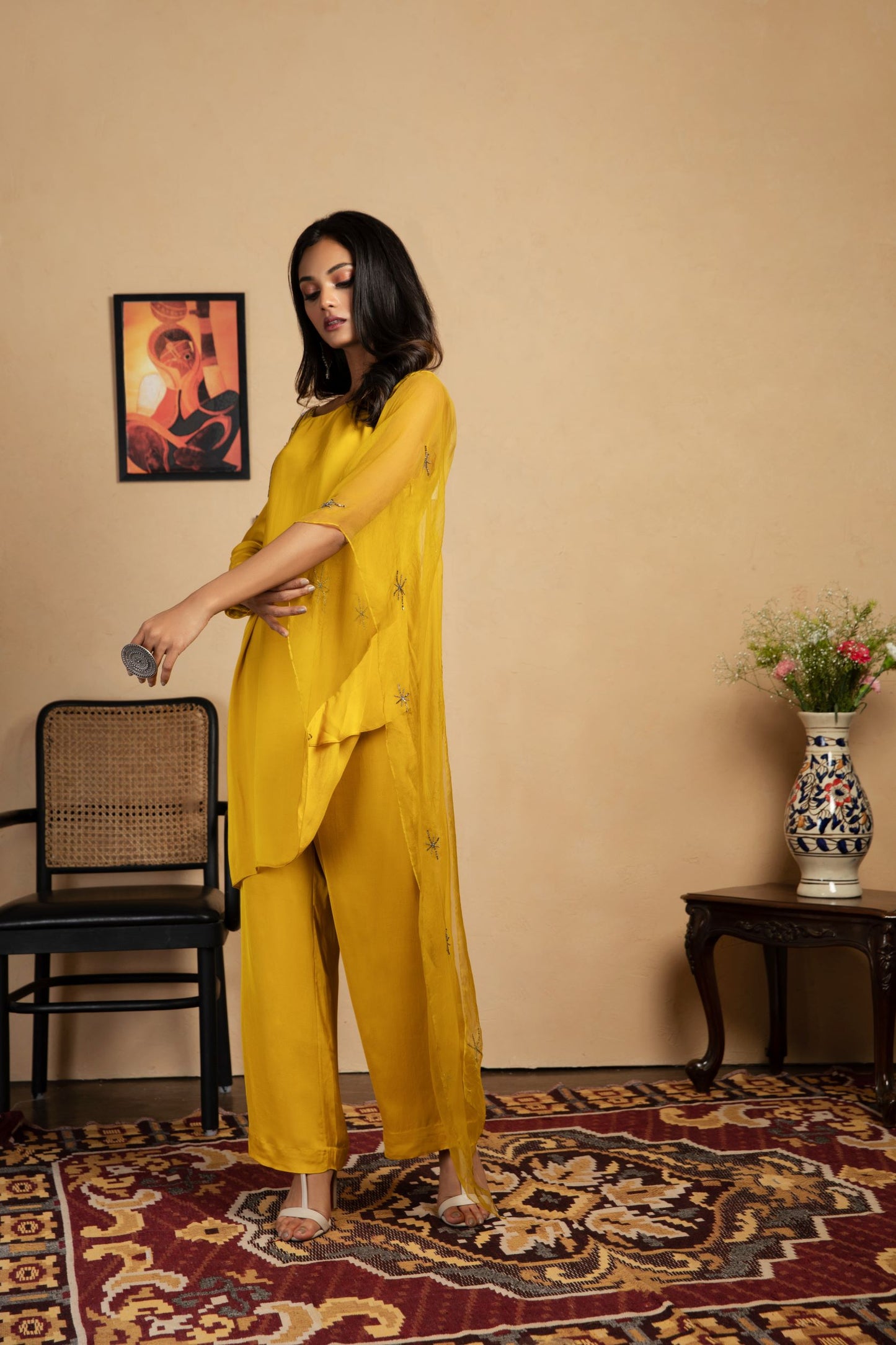 Athena Emb Pant Set