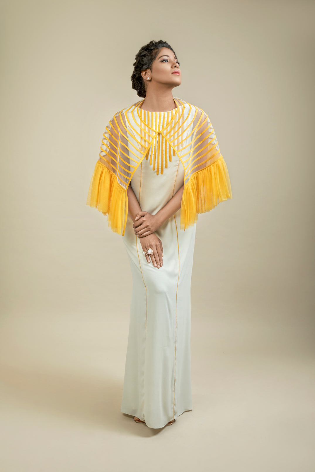Off-White Long Dress
