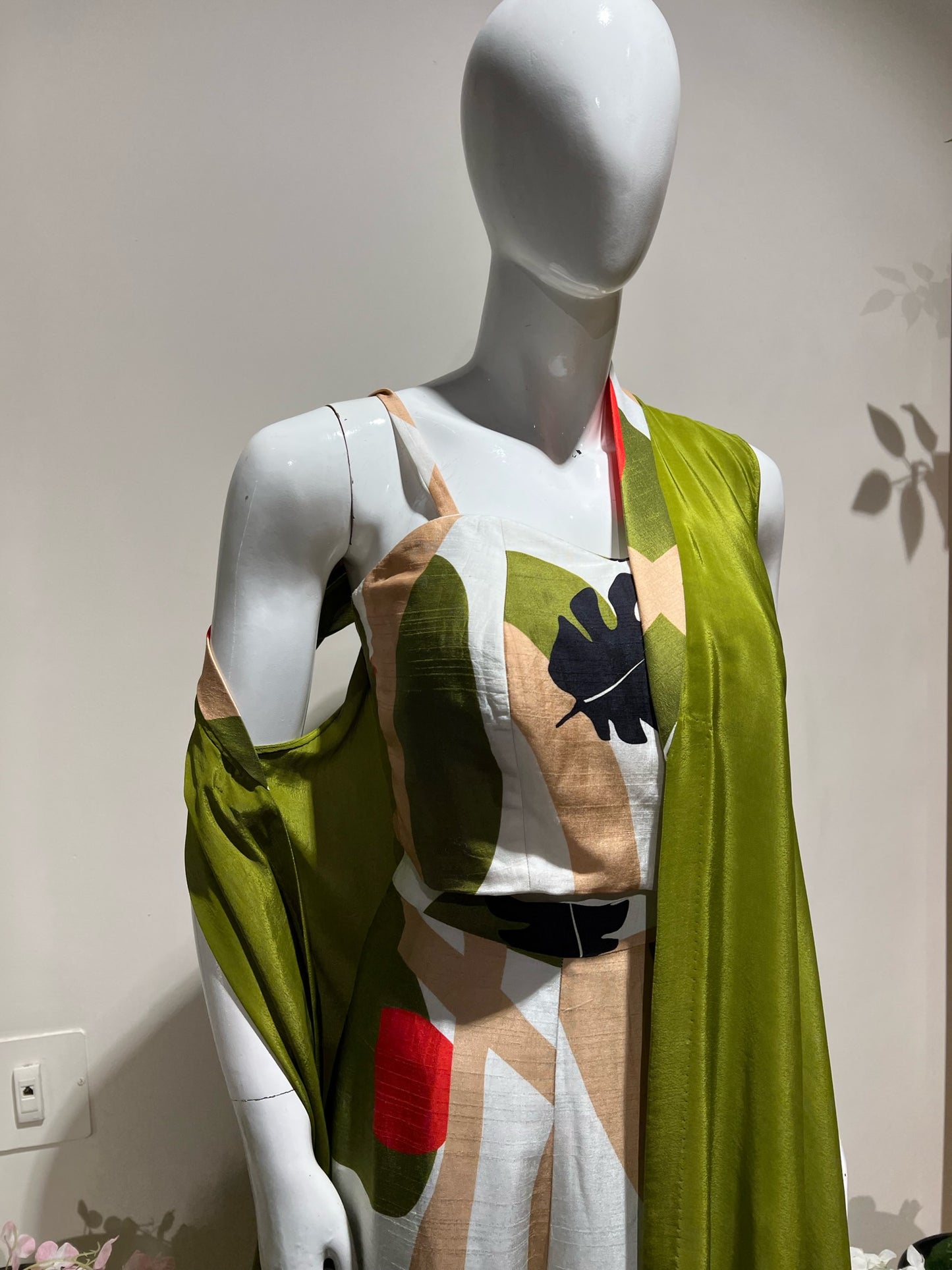 Printed Pantset with Jacket