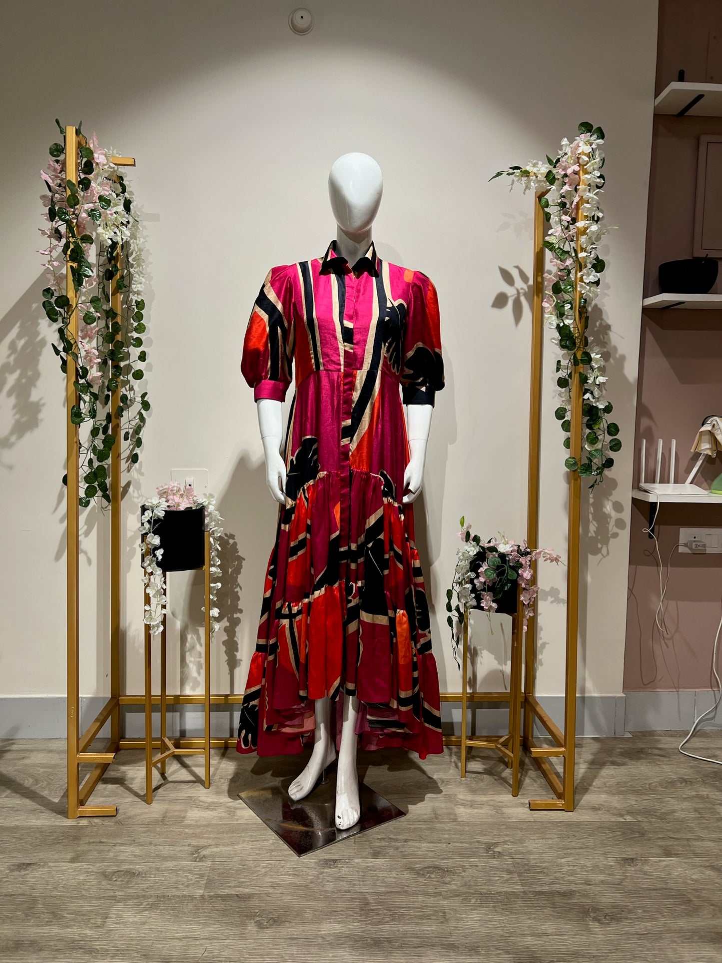 Three Tier Shirt Dress
