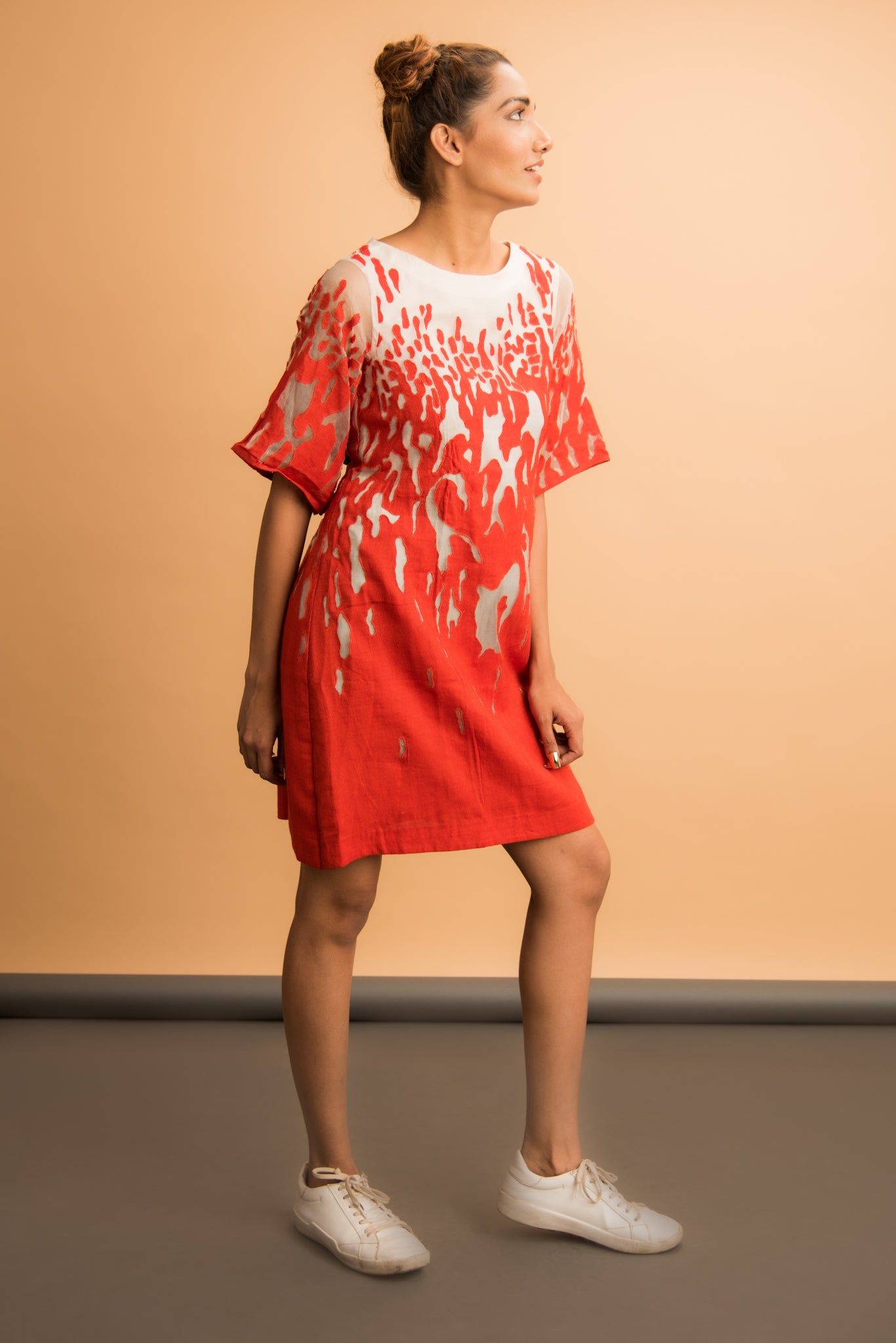 Appliqué Shift Dress