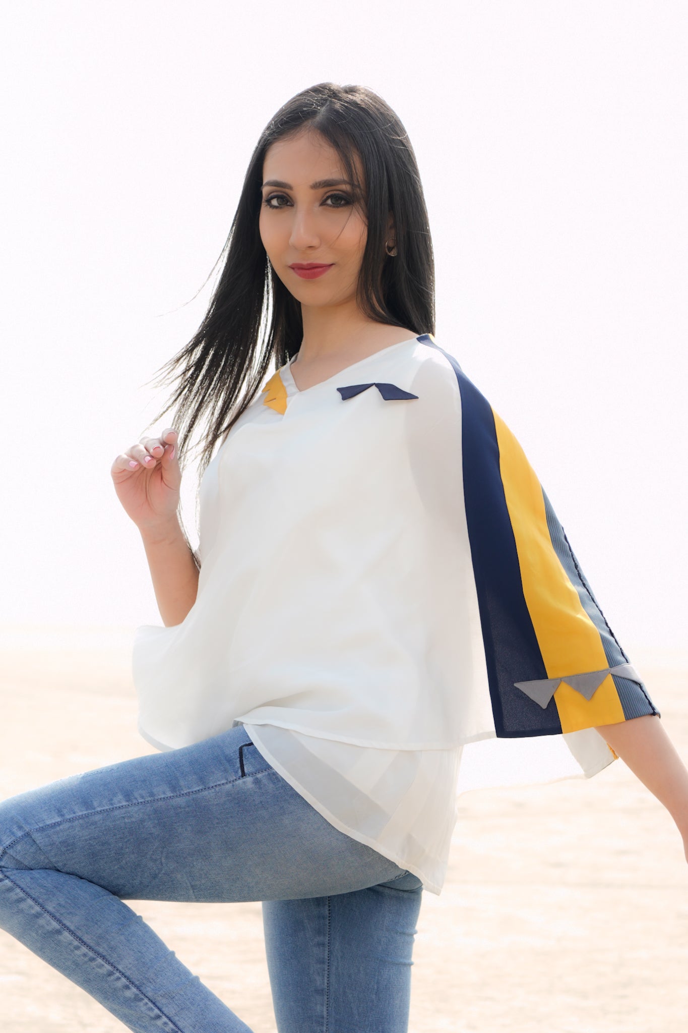 White-top with Half Cape