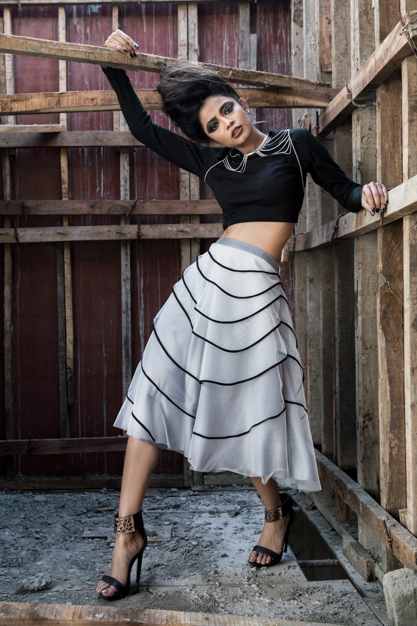 Layers of Snow Skirt