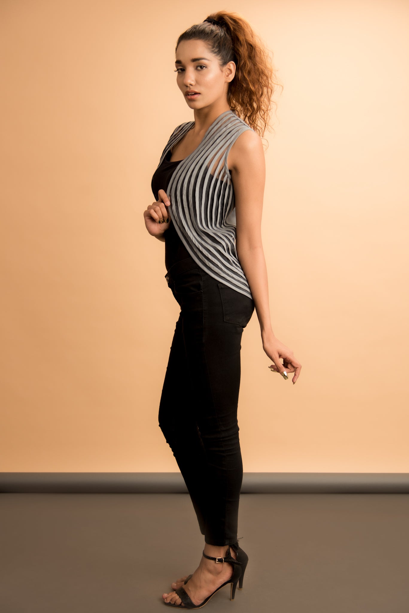 stripe jacket