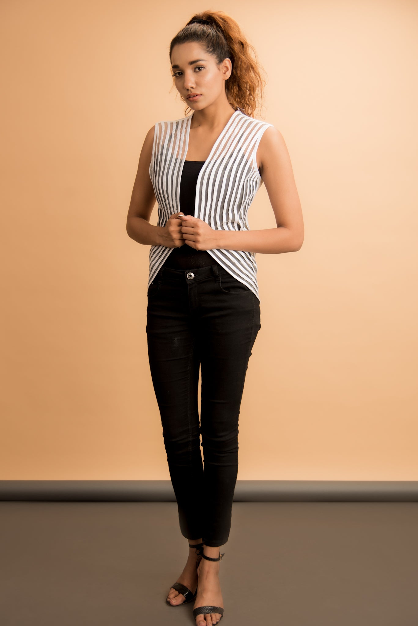 stripe jacket