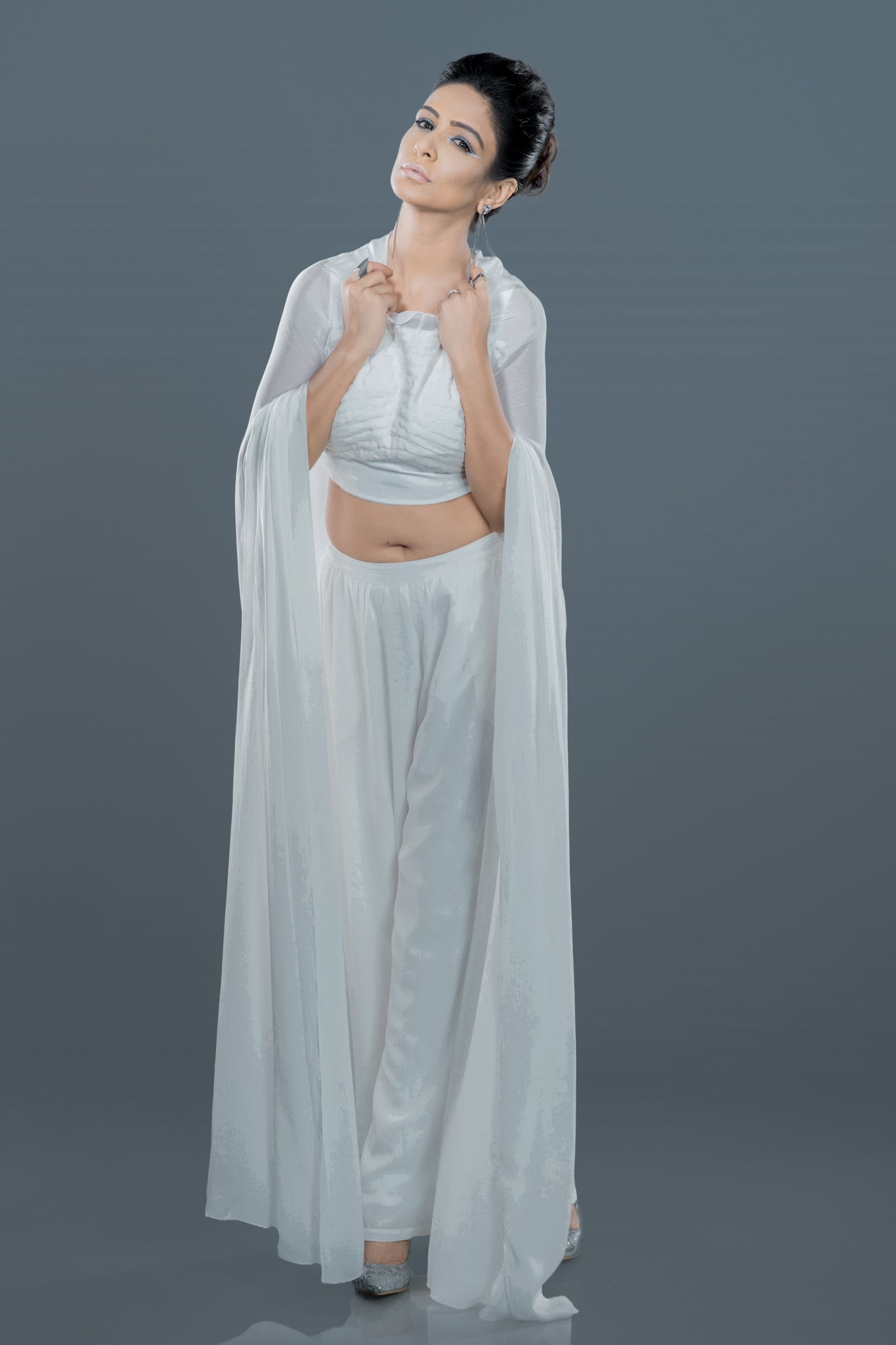 Pleated Cape top