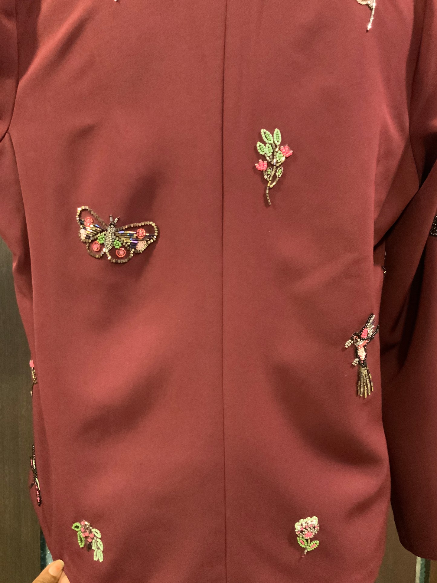 Embroidered Blazer