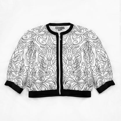 Printed Bomber Jacket