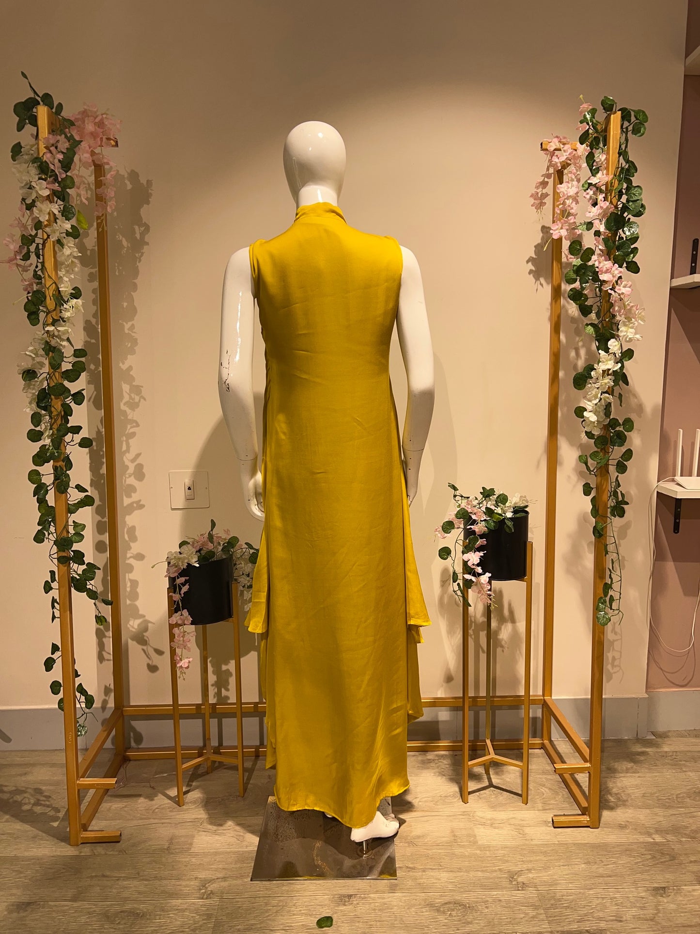 Double layer maxi dress