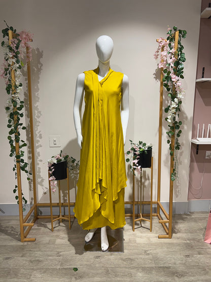 Double layer maxi dress