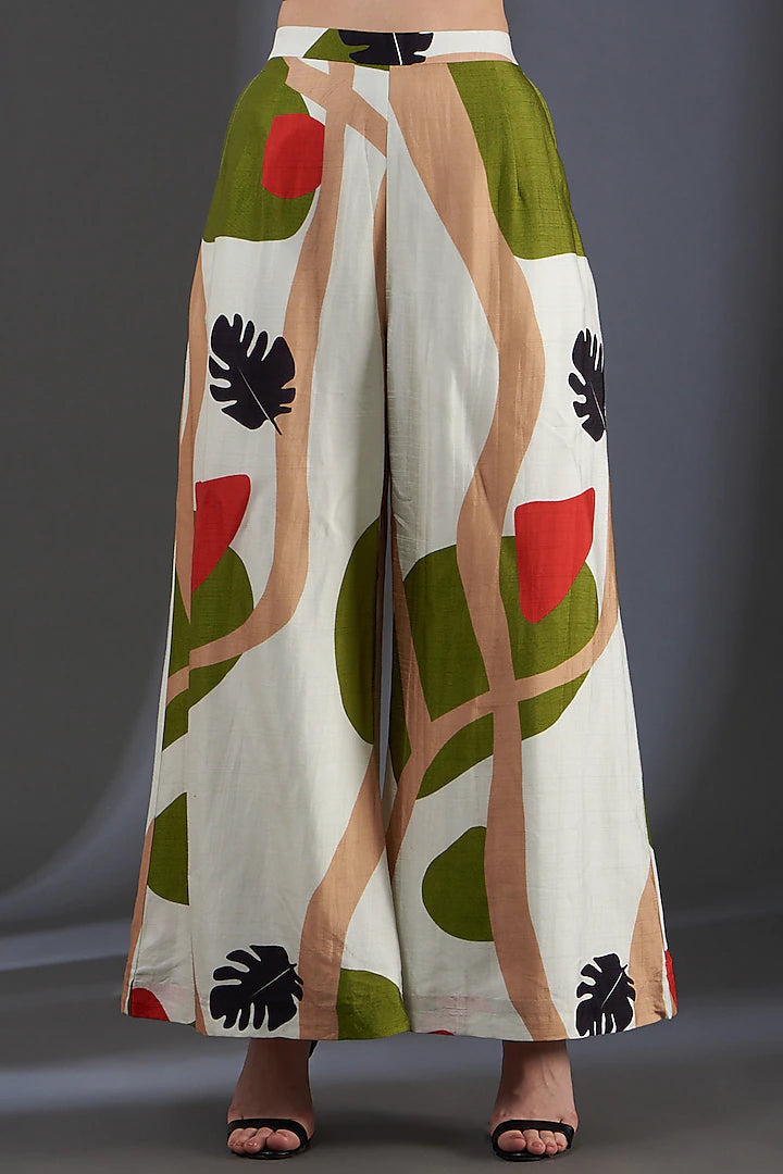 Printed Pantset with Jacket