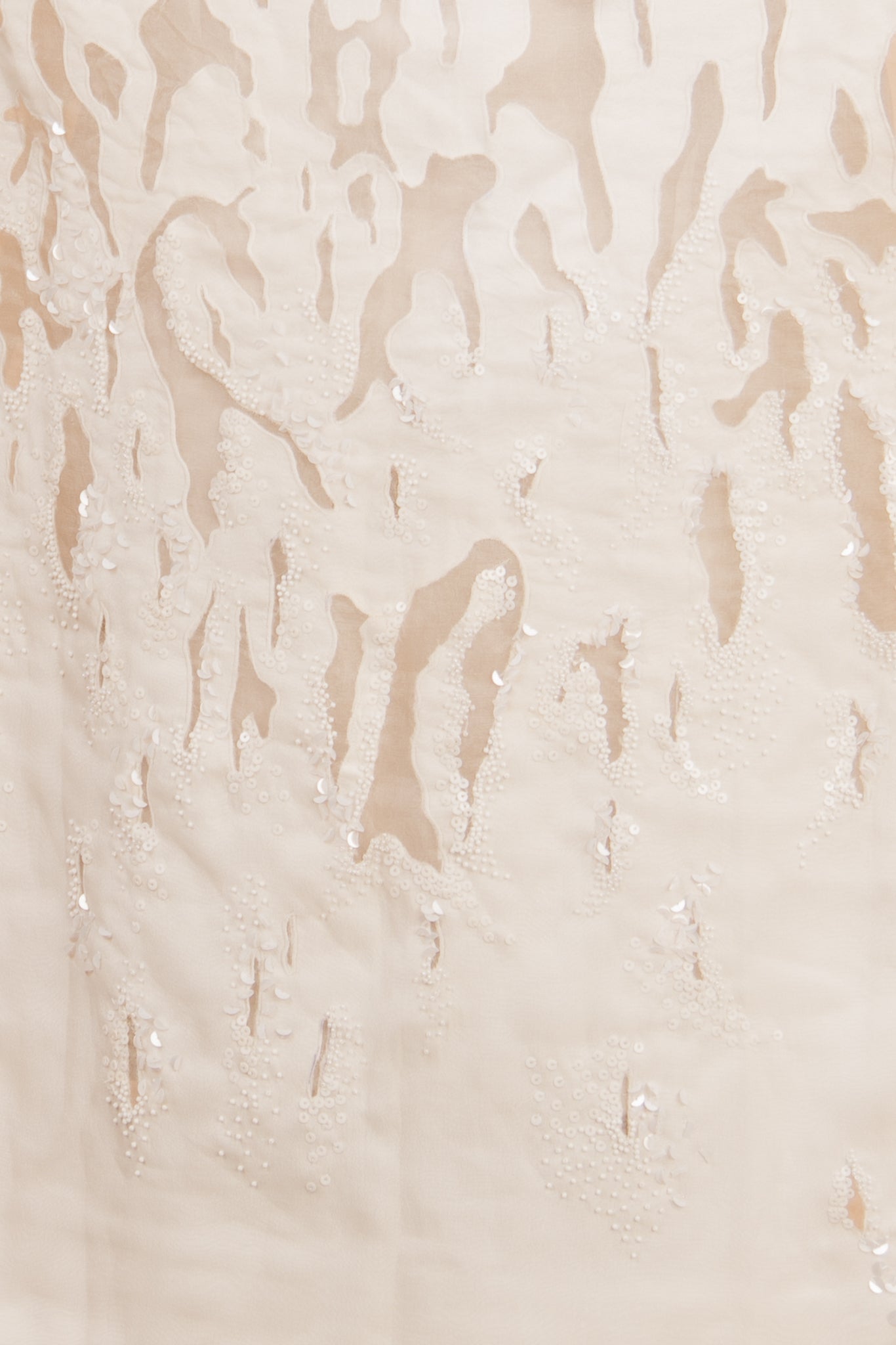 Ivory dress with cape - Label Manasi