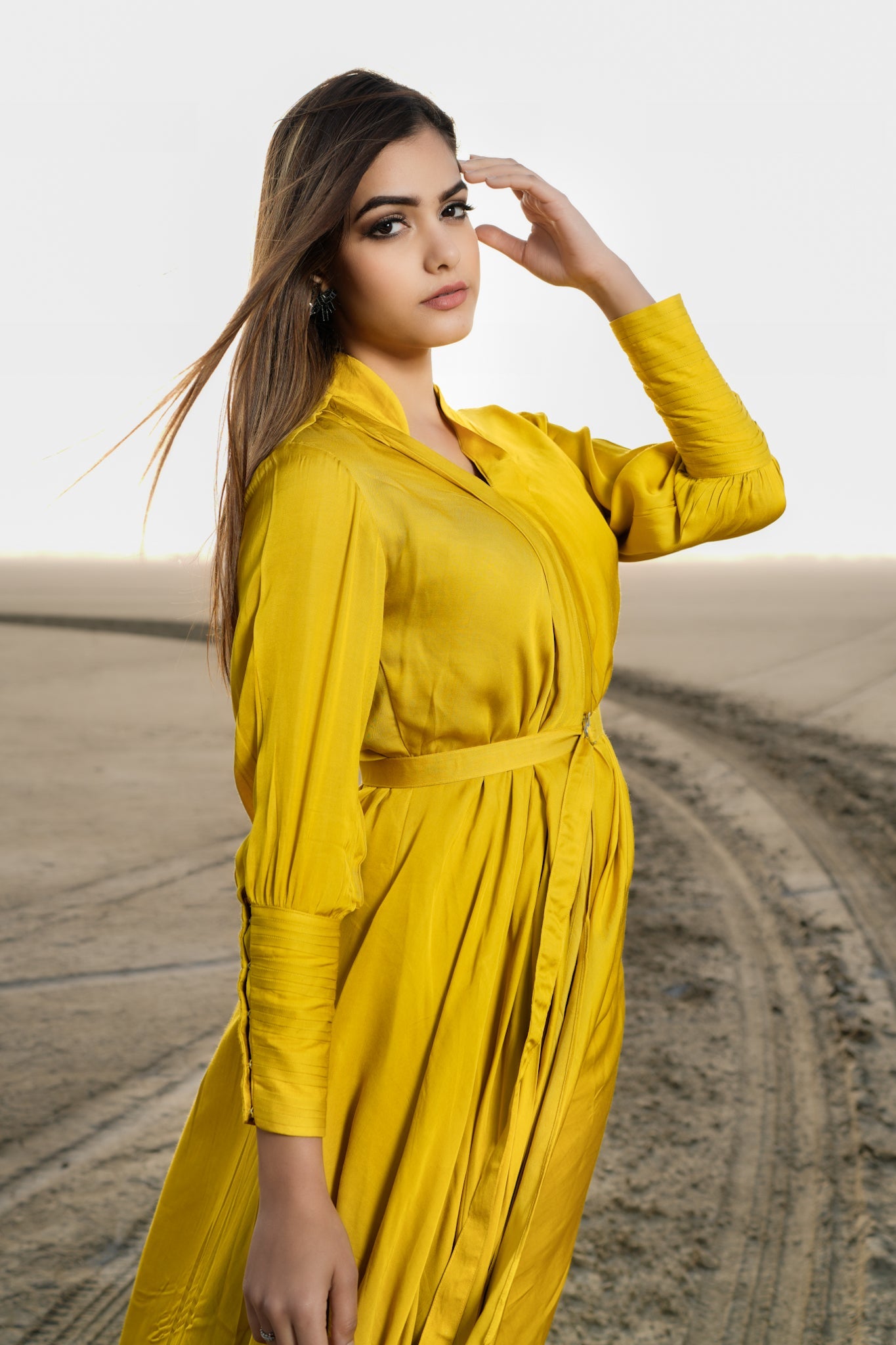 Double layer maxi dress