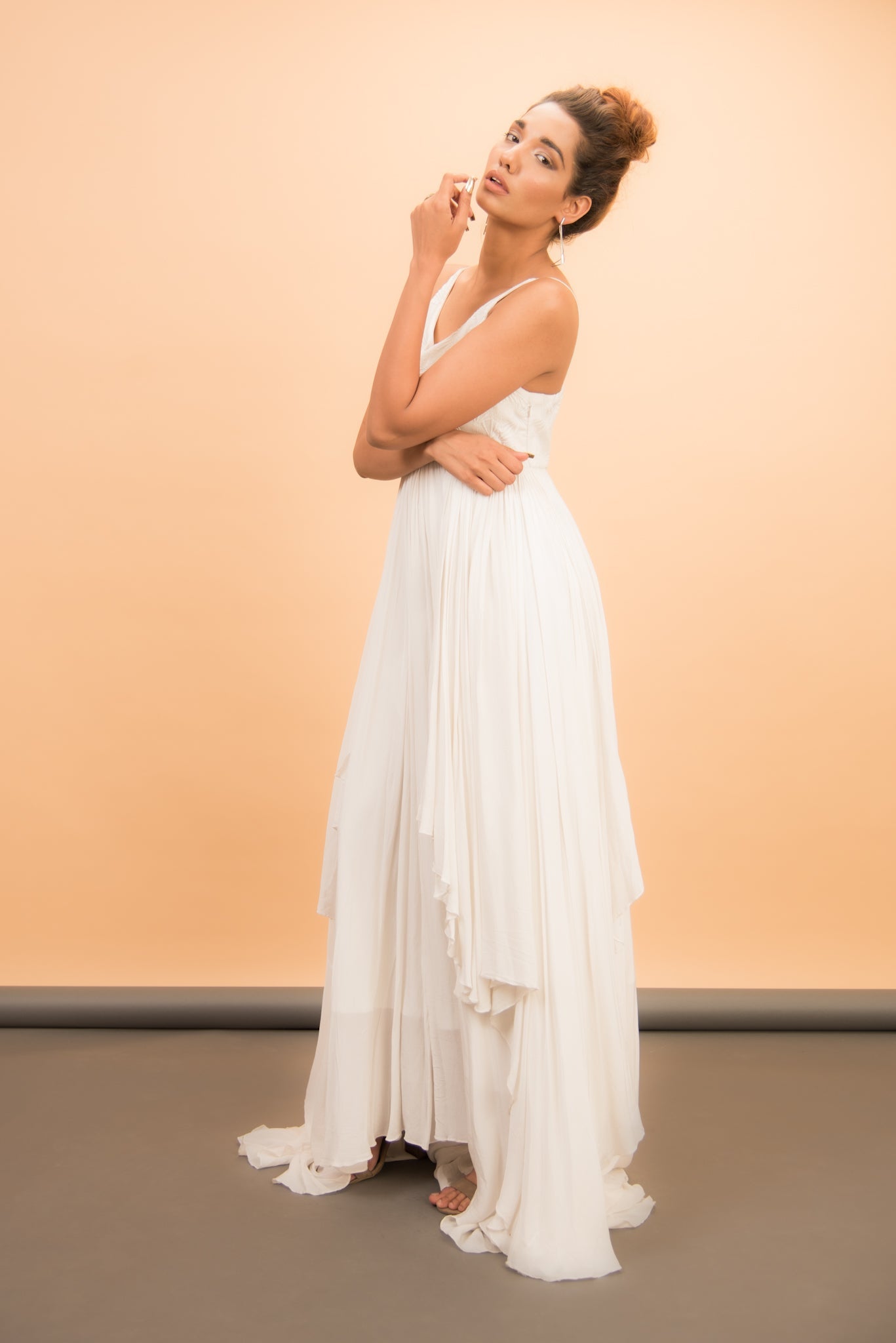 Asymmetrical Gown - Label Manasi