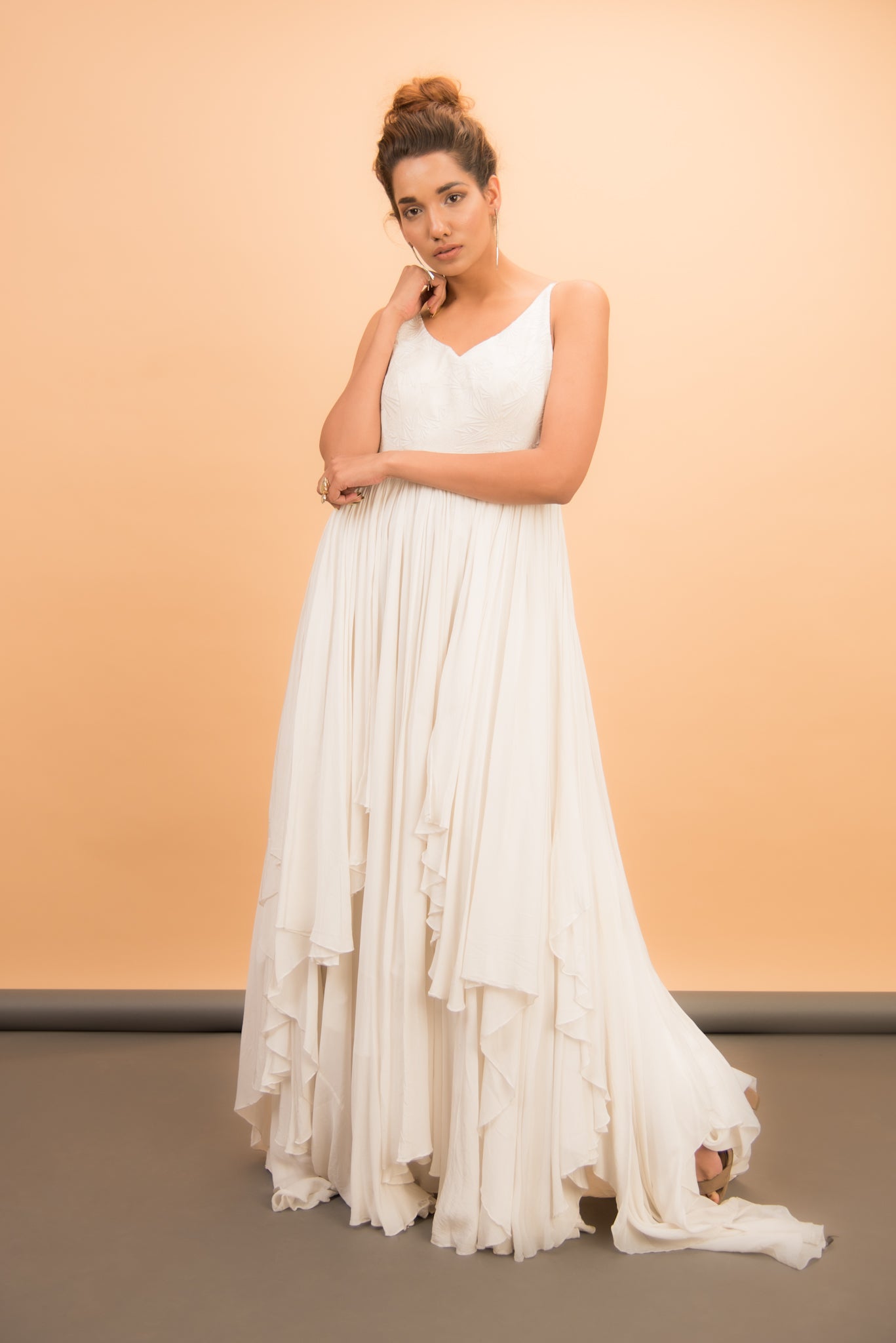 Asymmetrical Gown - Label Manasi