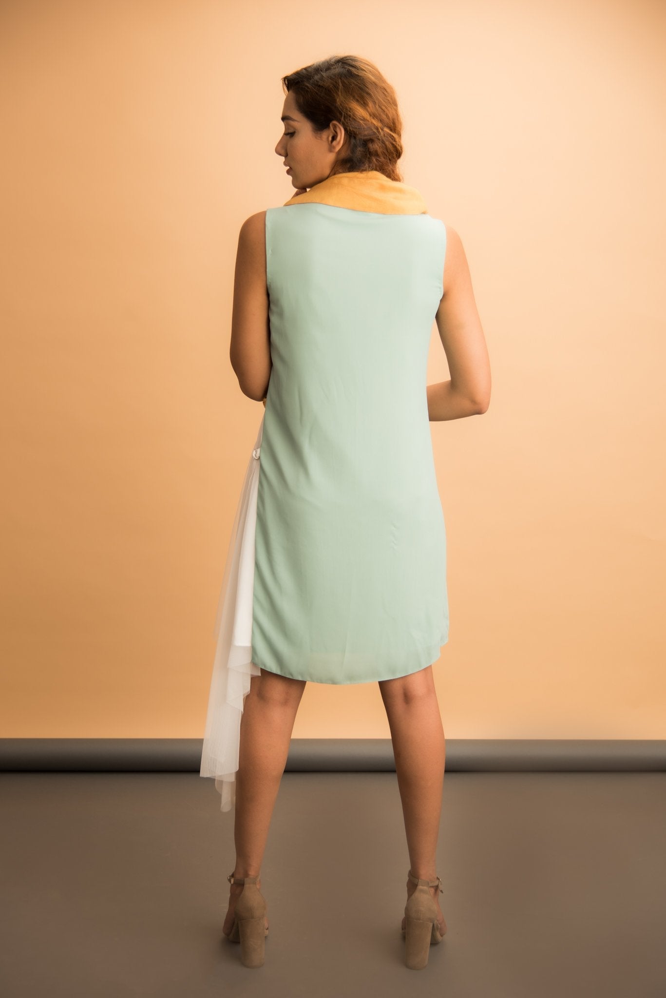 Green shift dress - Label Manasi